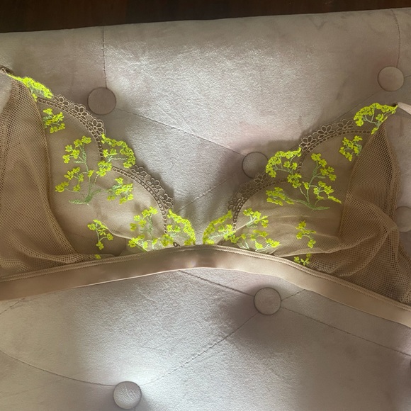 💛 Lonely Hearts - SCOUT Yellow Daisy Bra /Bralette 💛 New! never worn 🤍 36B US - Picture 10 of 13